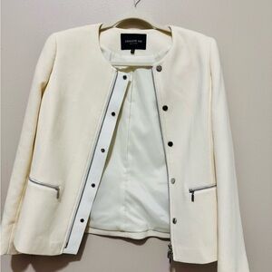Lafayette 148 New York Ivory Blazer